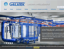 Tablet Screenshot of galatek.cz